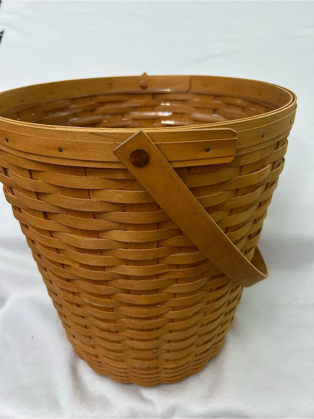 Longaberger 2001 Hostess Banker’s Waste Basket